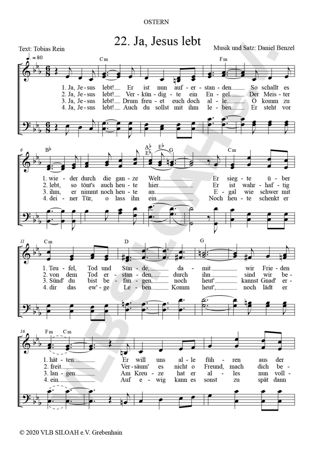 Ja, Jesus lebt - VLB SILOAH e.V.